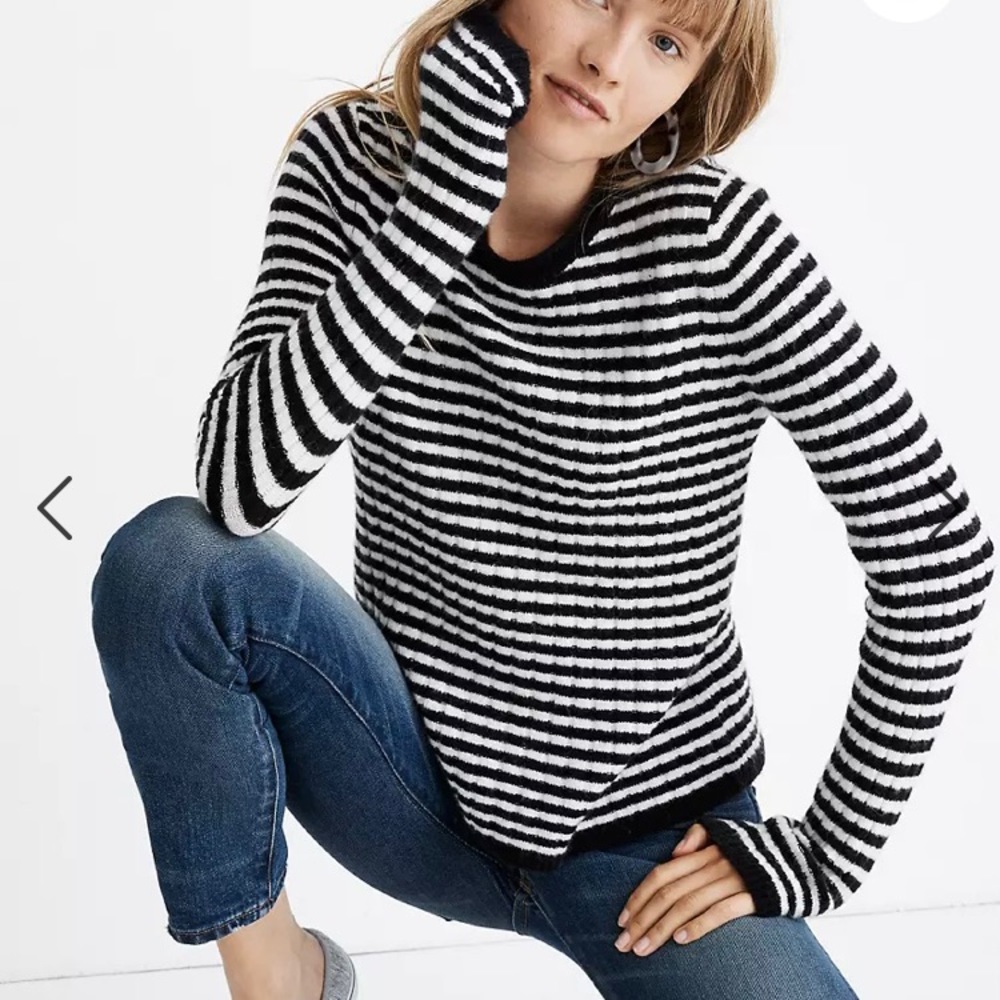 Madewell Striped Cozy Sweater